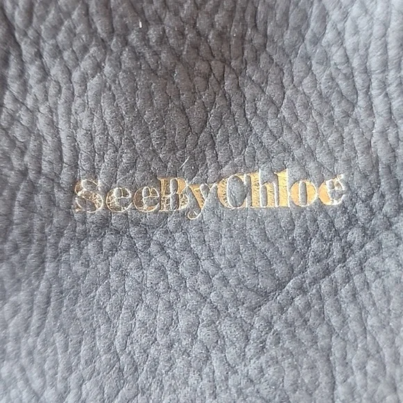 See By Chloe Harriet HOBO Large Gray Leather Tote Bag - Picture 10 of 16